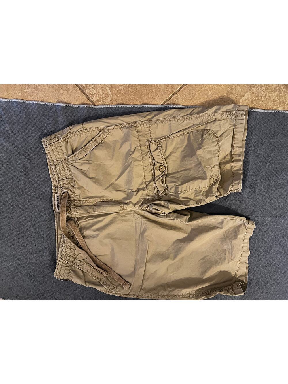 Express cargo shorts 33 long